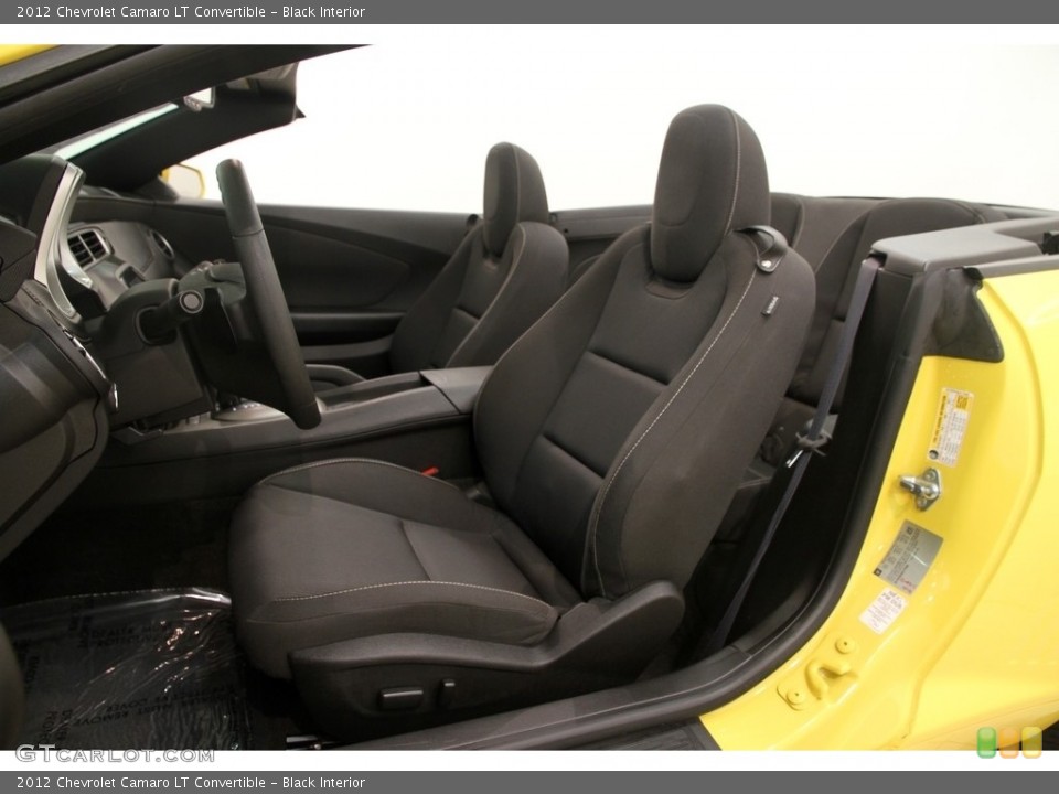 Black Interior Photo for the 2012 Chevrolet Camaro LT Convertible #115294009