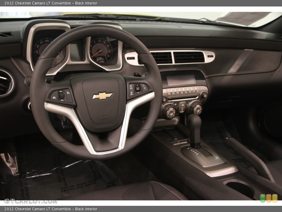 Black Interior Dashboard for the 2012 Chevrolet Camaro LT Convertible #115294030