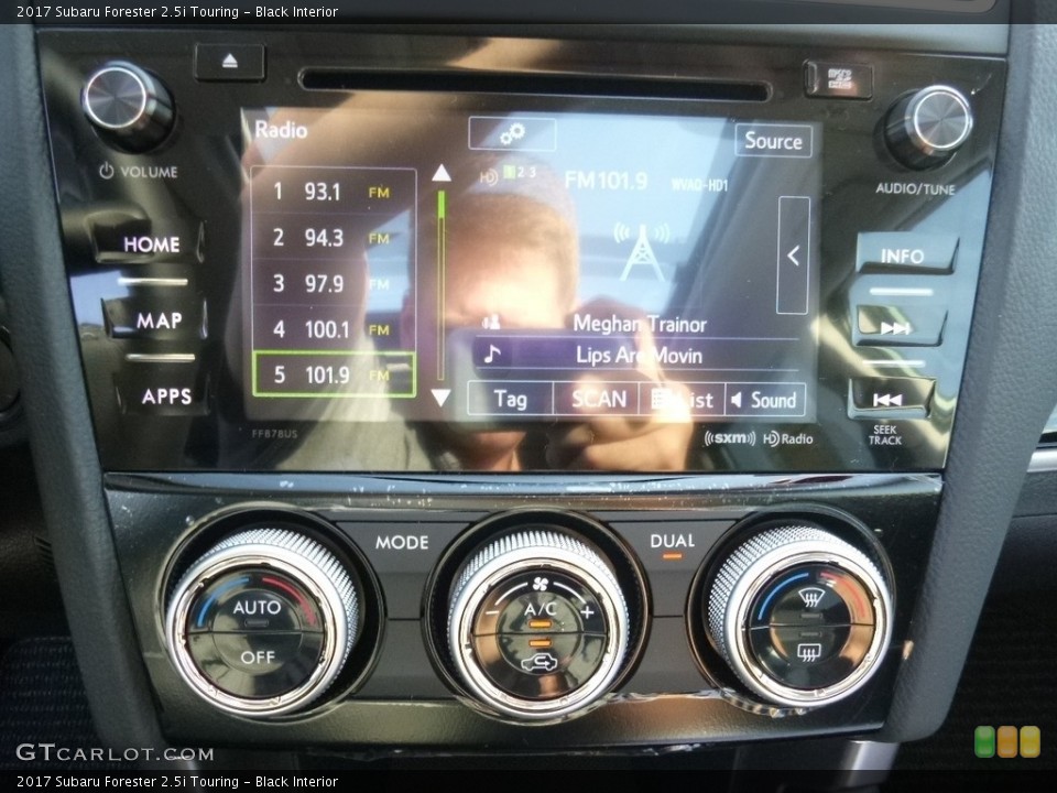 Black Interior Controls for the 2017 Subaru Forester 2.5i Touring #115298476