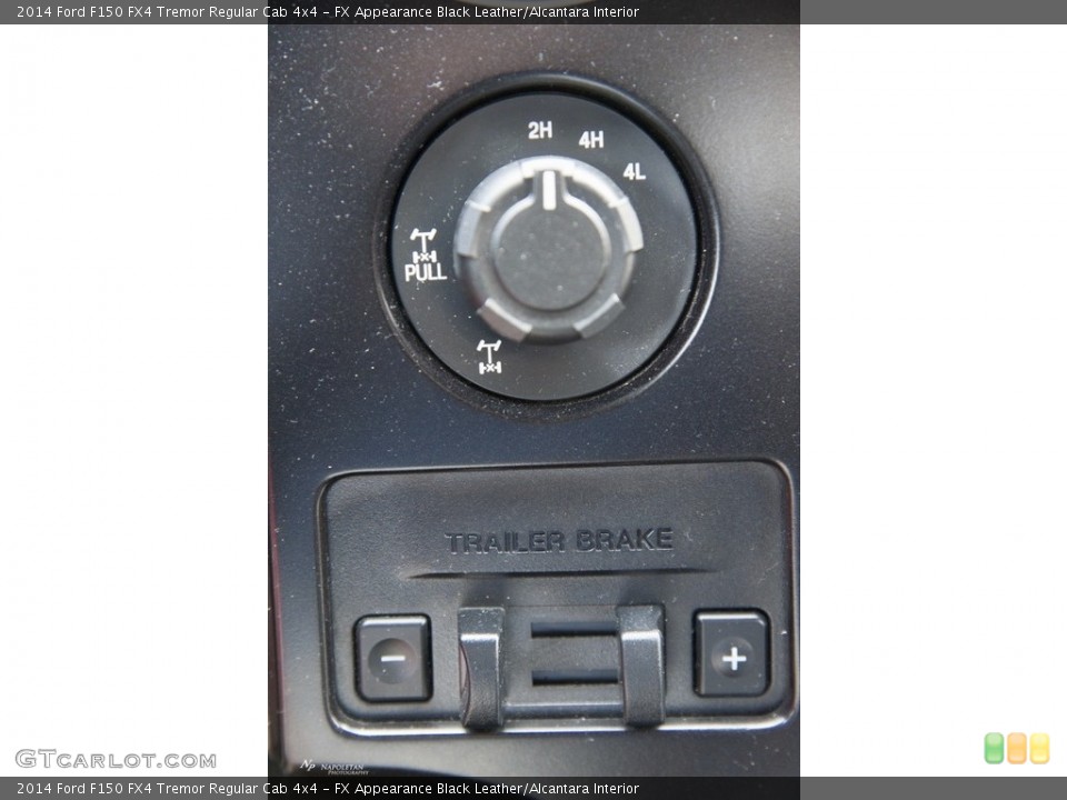 FX Appearance Black Leather/Alcantara Interior Controls for the 2014 Ford F150 FX4 Tremor Regular Cab 4x4 #115301575