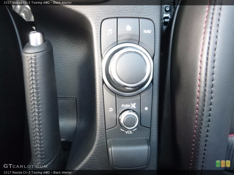 Black Interior Controls for the 2017 Mazda CX-3 Touring AWD #115303763