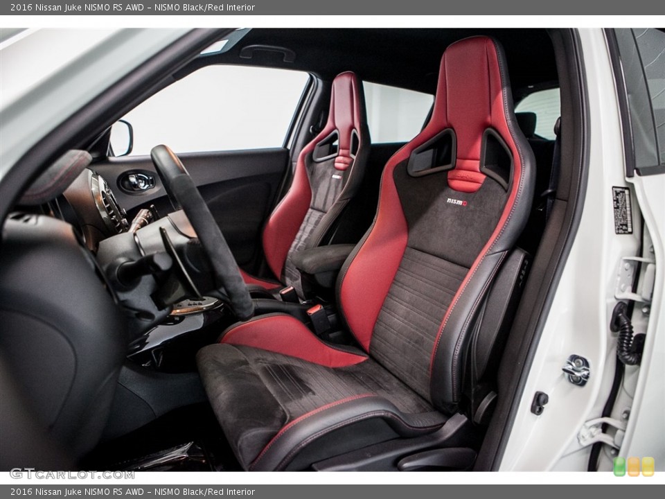 NISMO Black/Red Interior Front Seat for the 2016 Nissan Juke NISMO RS AWD #115309361