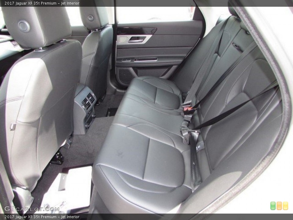 Jet Interior Rear Seat for the 2017 Jaguar XF 35t Premium #115309904