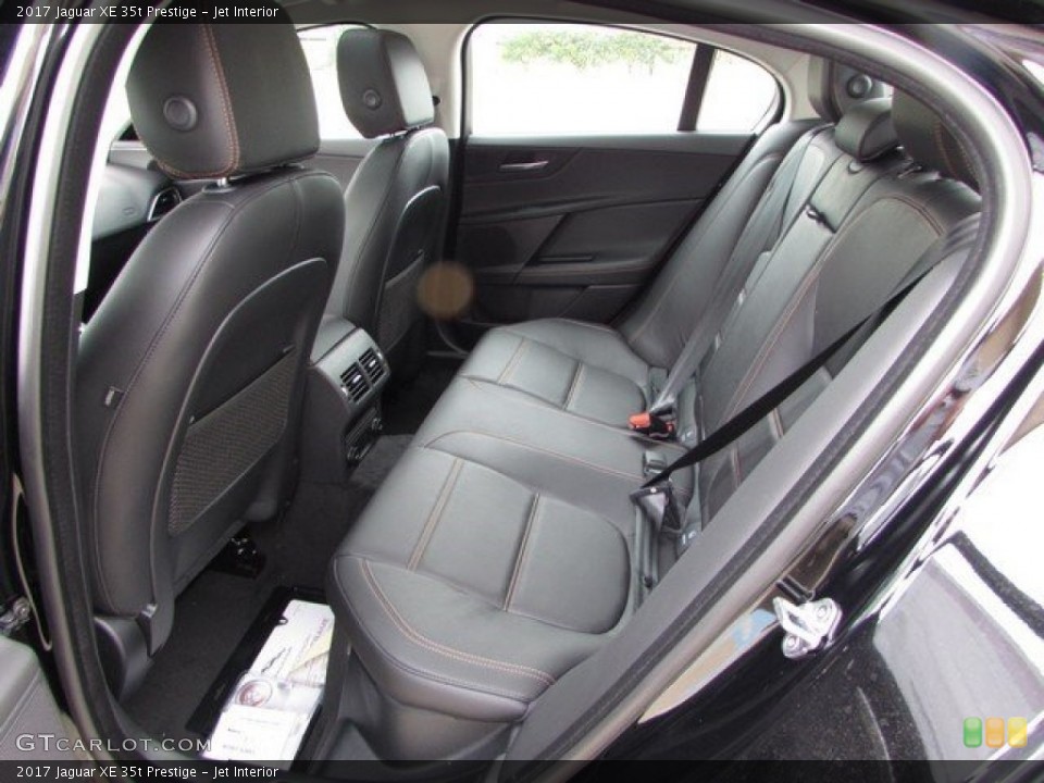 Jet Interior Rear Seat for the 2017 Jaguar XE 35t Prestige #115310267