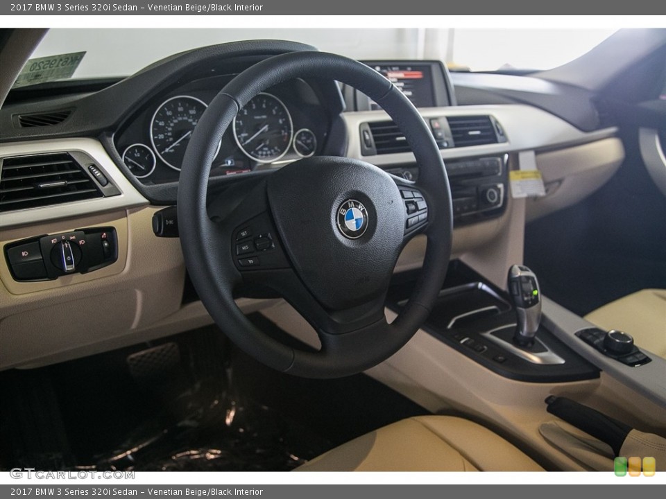 Venetian Beige/Black Interior Prime Interior for the 2017 BMW 3 Series 320i Sedan #115316889