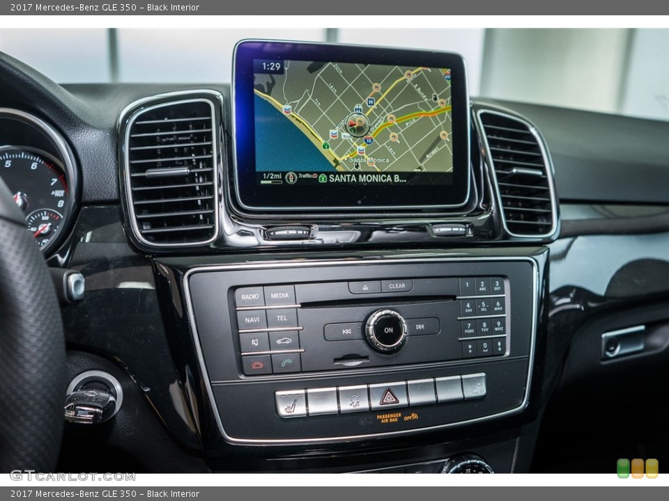 Black Interior Navigation for the 2017 Mercedes-Benz GLE 350 #115335156