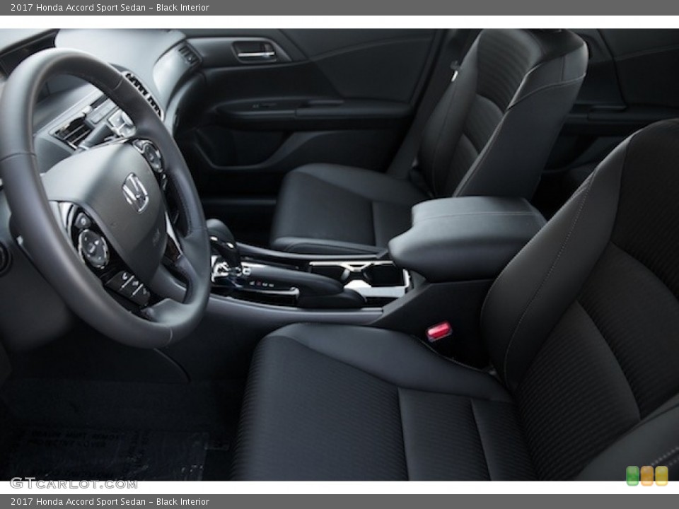 Black Interior Photo for the 2017 Honda Accord Sport Sedan #115343861