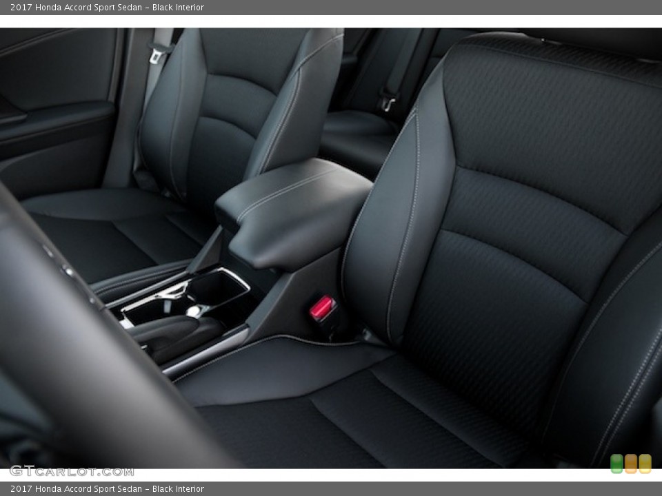 Black Interior Front Seat for the 2017 Honda Accord Sport Sedan #115348034