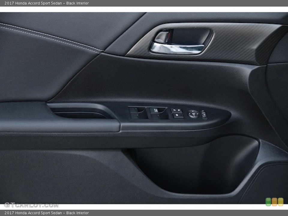 Black Interior Door Panel for the 2017 Honda Accord Sport Sedan #115348361