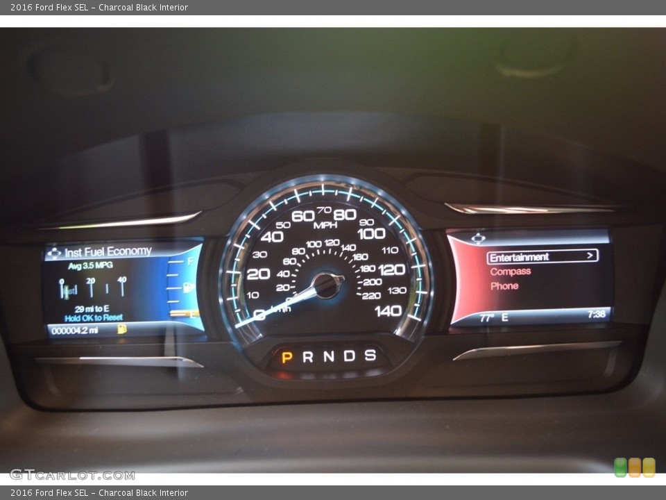 Charcoal Black Interior Gauges for the 2016 Ford Flex SEL #115364179