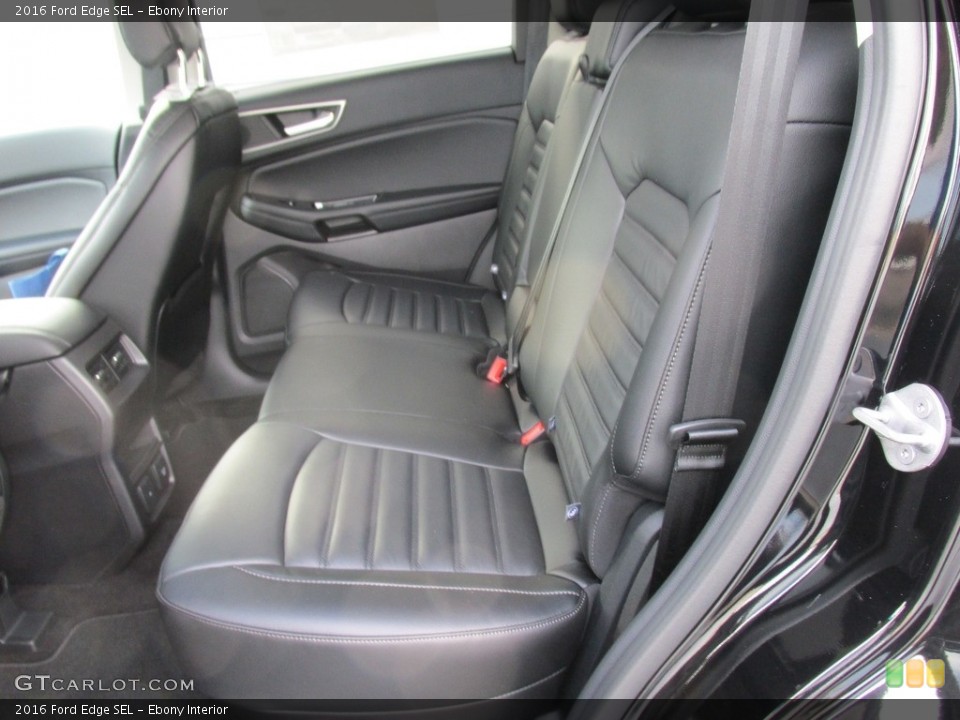 Ebony Interior Rear Seat for the 2016 Ford Edge SEL #115369114