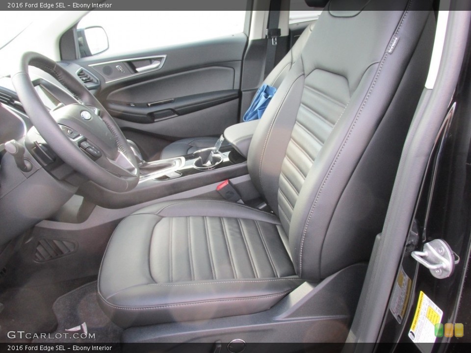 Ebony Interior Photo for the 2016 Ford Edge SEL #115369144