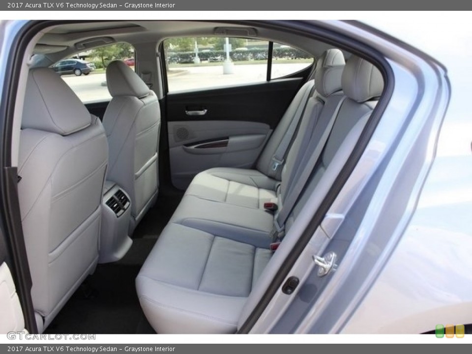 Graystone Interior Rear Seat for the 2017 Acura TLX V6 Technology Sedan #115369639