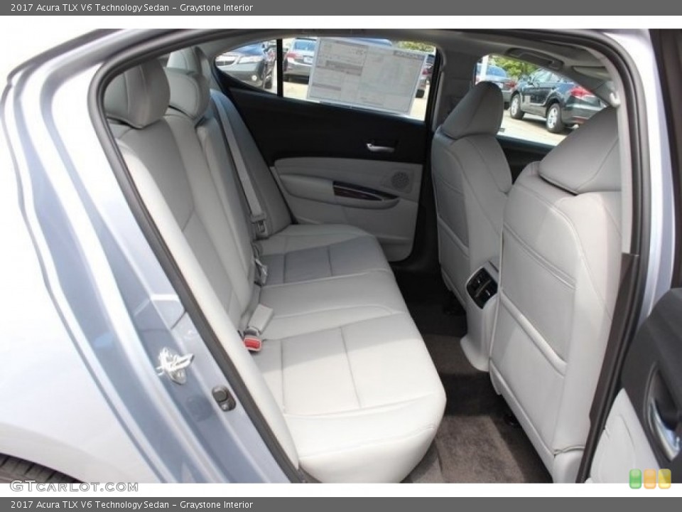 Graystone Interior Rear Seat for the 2017 Acura TLX V6 Technology Sedan #115369651