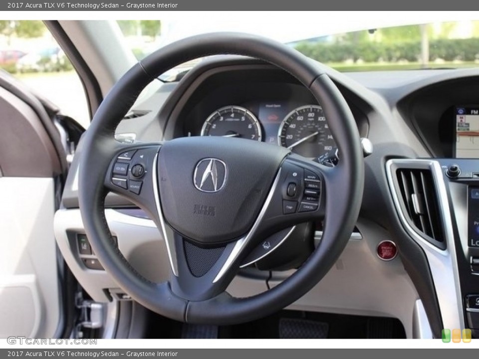 Graystone Interior Steering Wheel for the 2017 Acura TLX V6 Technology Sedan #115369675