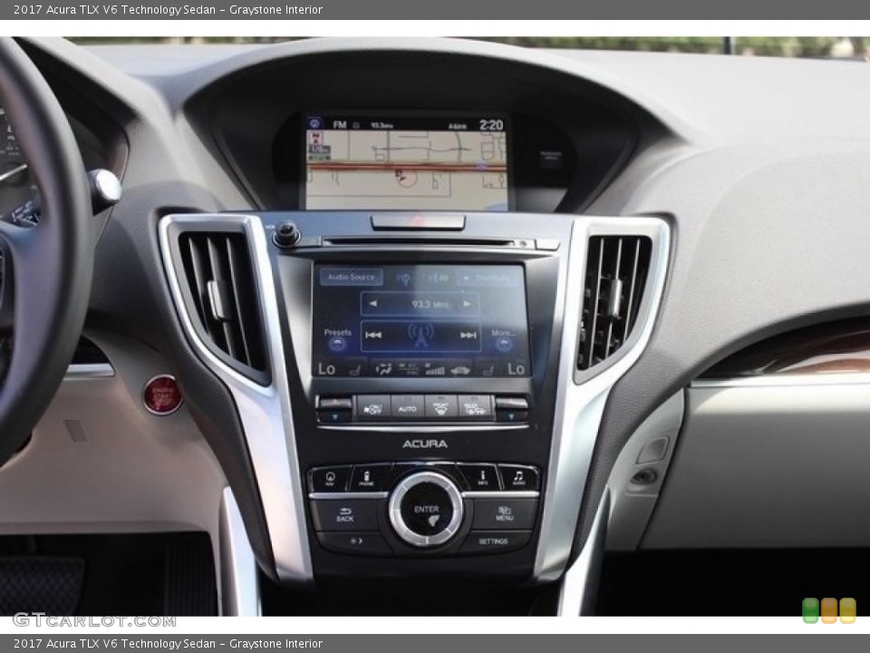 Graystone Interior Controls for the 2017 Acura TLX V6 Technology Sedan #115369678