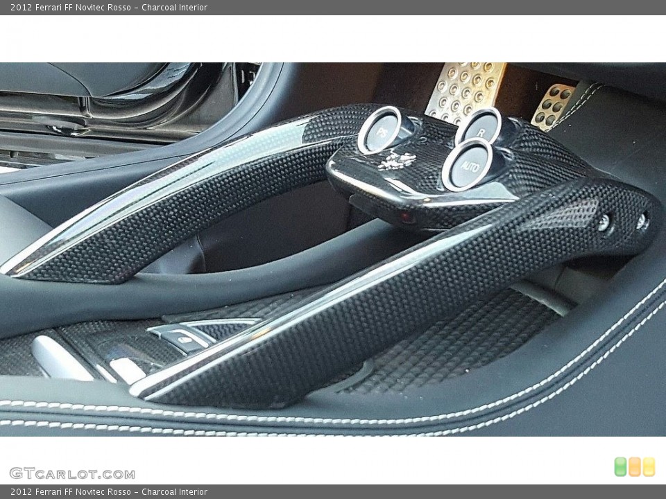 Charcoal Interior Controls for the 2012 Ferrari FF Novitec Rosso #115371249