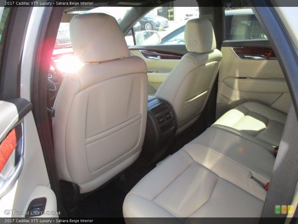 Sahara Beige Interior Rear Seat for the 2017 Cadillac XT5 Luxury #115371762