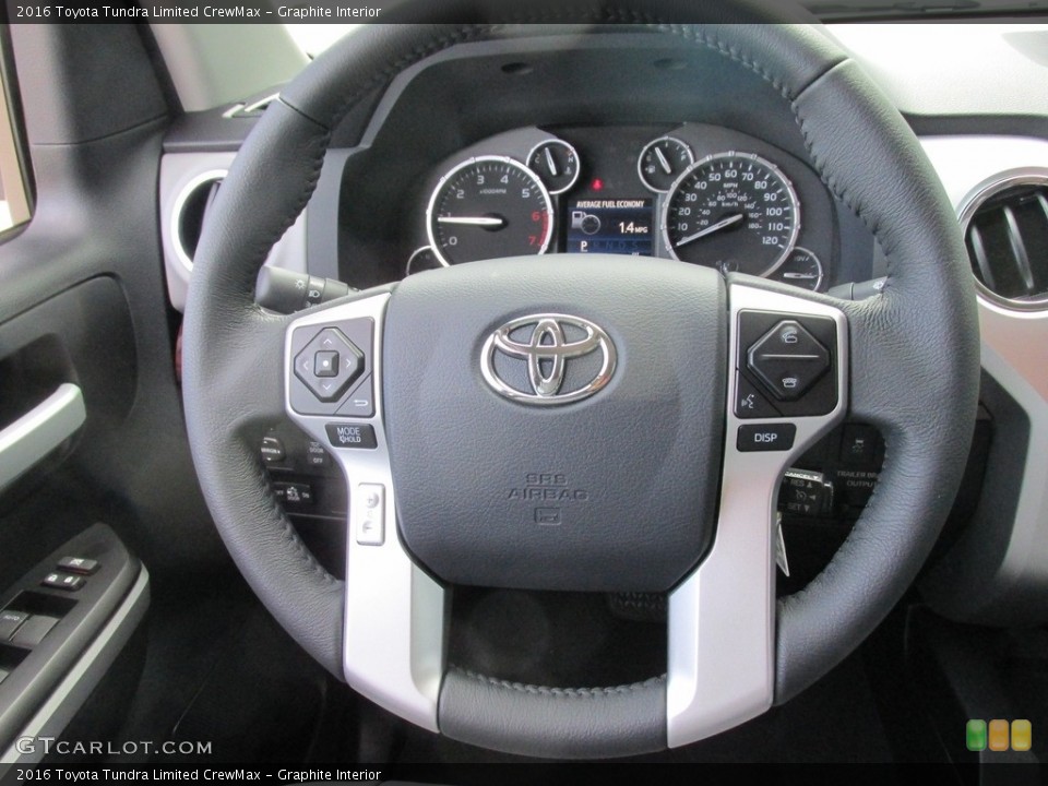 Graphite Interior Steering Wheel for the 2016 Toyota Tundra Limited CrewMax #115377600