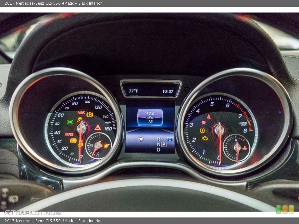 Black Interior Gauges for the 2017 Mercedes-Benz GLS 550 4Matic #115379328