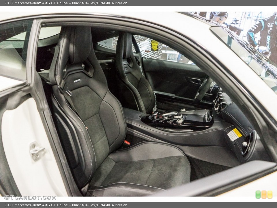 Black MB-Tex/DINAMICA Interior Photo for the 2017 Mercedes-Benz AMG GT Coupe #115381002