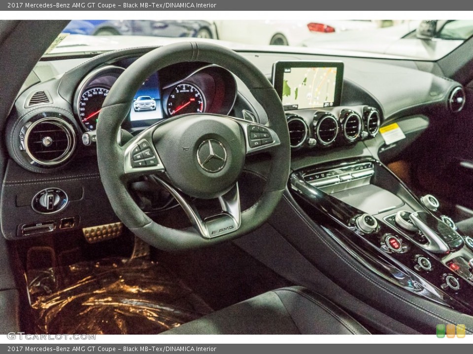 Black MB-Tex/DINAMICA 2017 Mercedes-Benz AMG GT Interiors