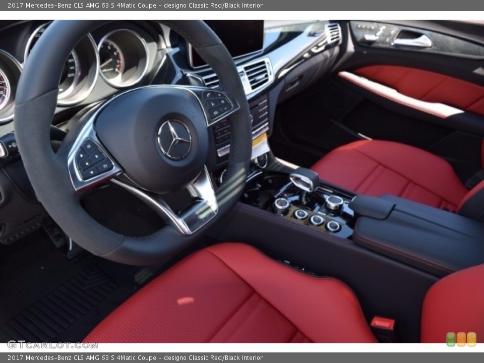 designo Classic Red/Black Interior Photo for the 2017 Mercedes-Benz CLS AMG 63 S 4Matic Coupe #115382064