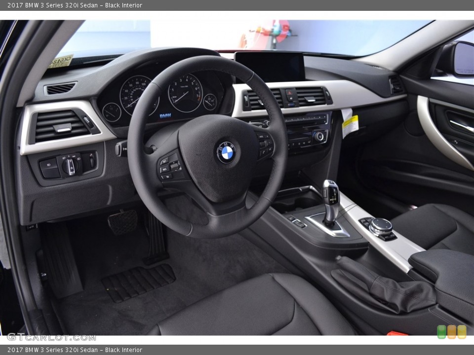 Black Interior Prime Interior for the 2017 BMW 3 Series 320i Sedan #115386765