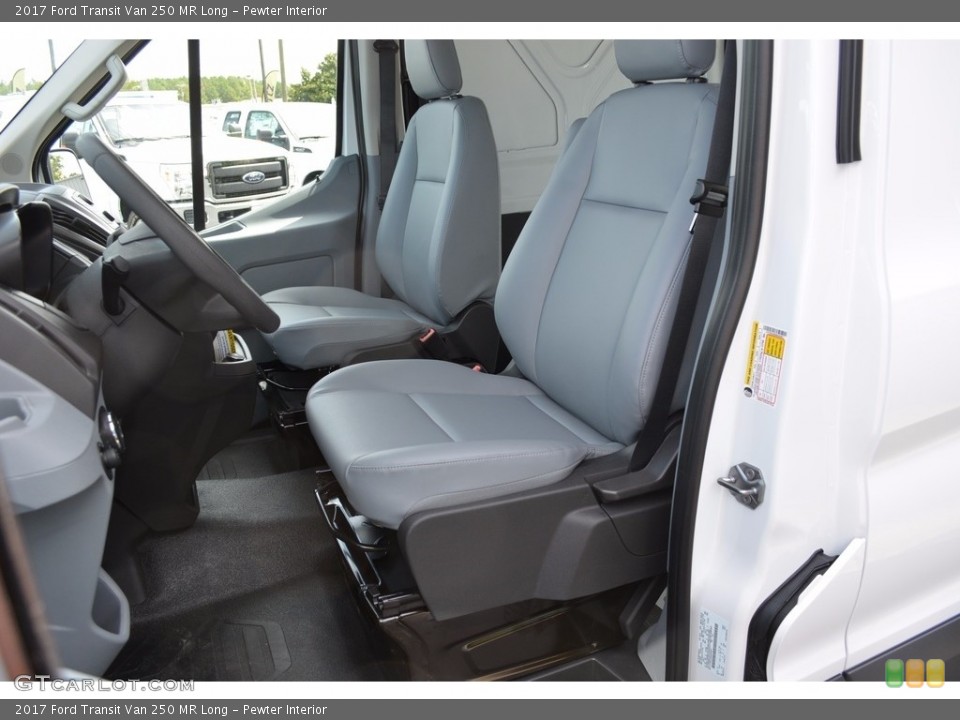 Pewter Interior Front Seat for the 2017 Ford Transit Van 250 MR Long #115386792