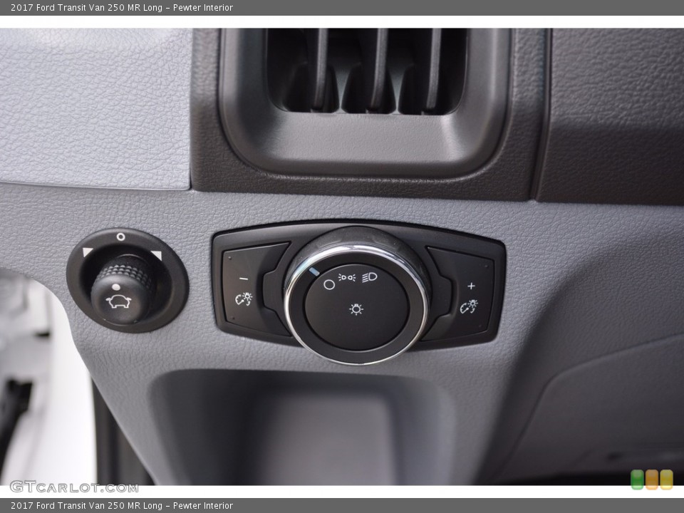 Pewter Interior Controls for the 2017 Ford Transit Van 250 MR Long #115386984