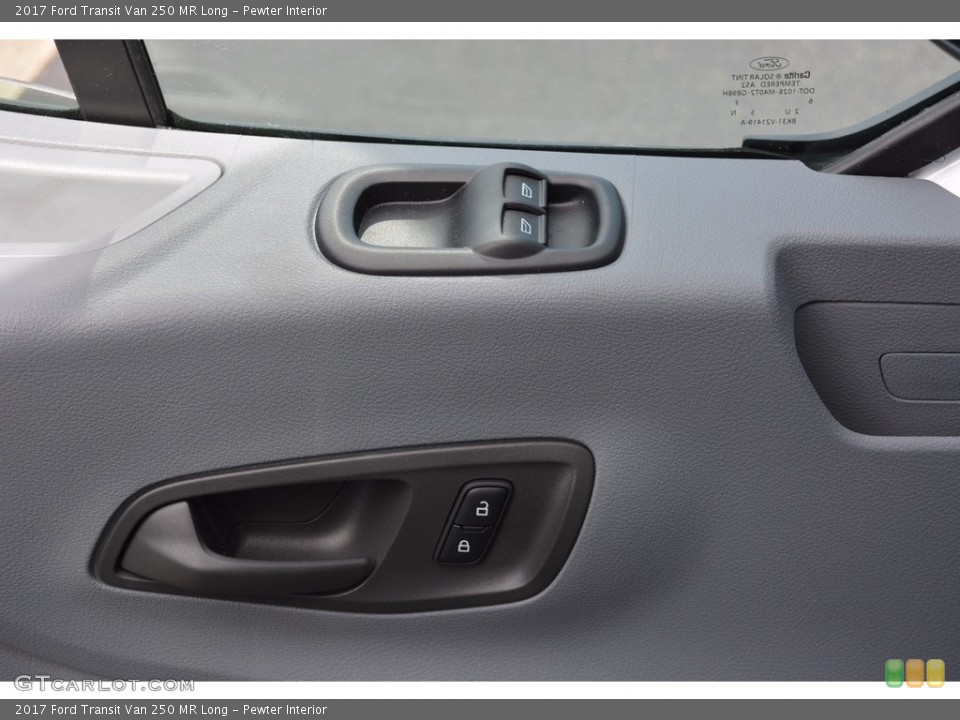 Pewter Interior Controls for the 2017 Ford Transit Van 250 MR Long #115387014