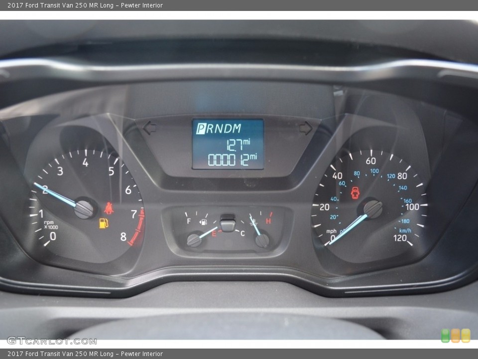 Pewter Interior Gauges for the 2017 Ford Transit Van 250 MR Long #115387146