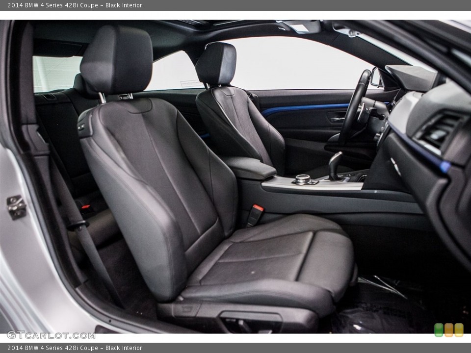 Black Interior Front Seat for the 2014 BMW 4 Series 428i Coupe #115395861