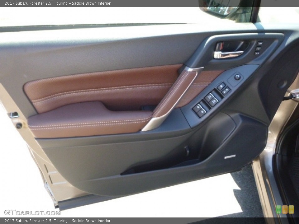 Saddle Brown Interior Door Panel for the 2017 Subaru Forester 2.5i Touring #115395993