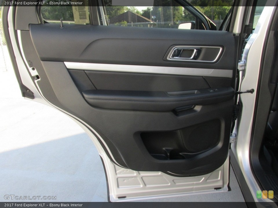 Ebony Black Interior Door Panel for the 2017 Ford Explorer XLT #115402431