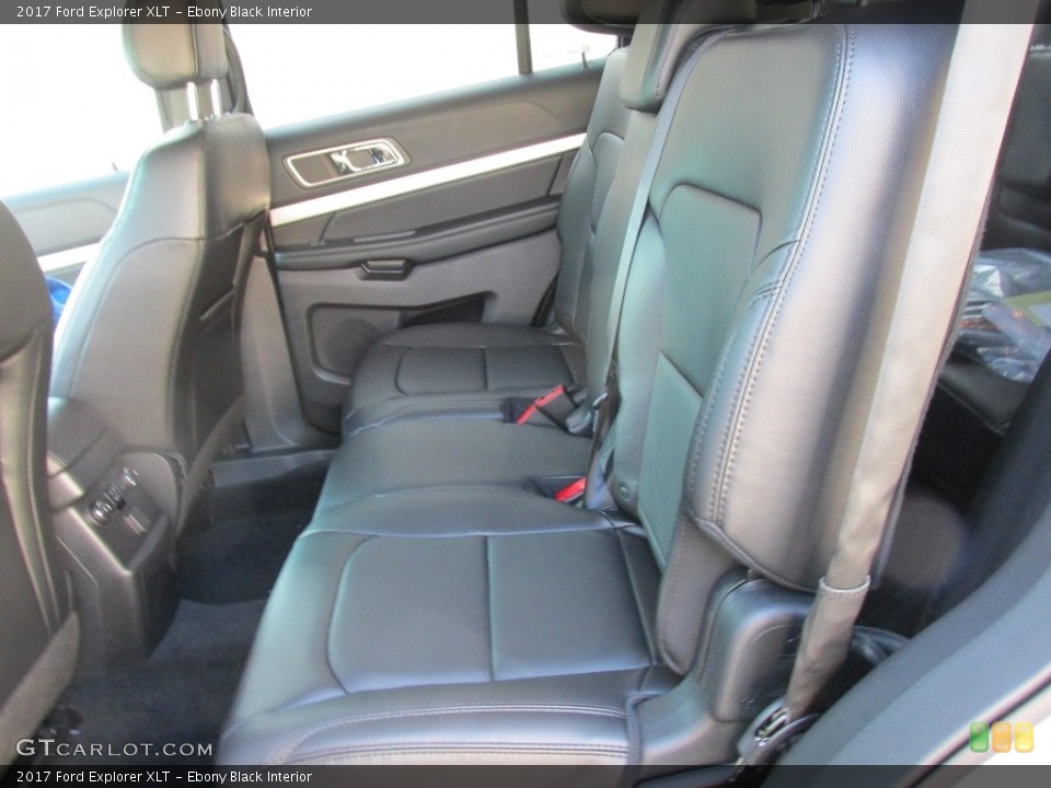 Ebony Black Interior Rear Seat for the 2017 Ford Explorer XLT #115402455