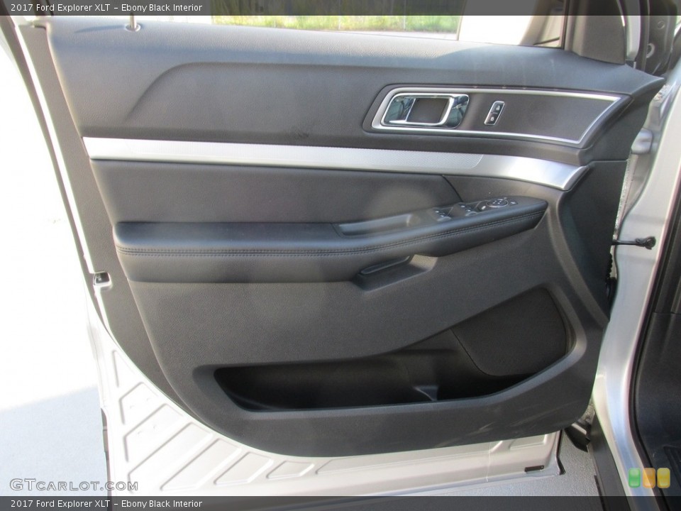 Ebony Black Interior Door Panel for the 2017 Ford Explorer XLT #115402476
