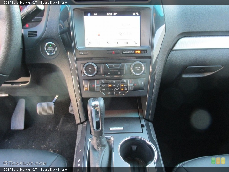 Ebony Black Interior Controls for the 2017 Ford Explorer XLT #115402614