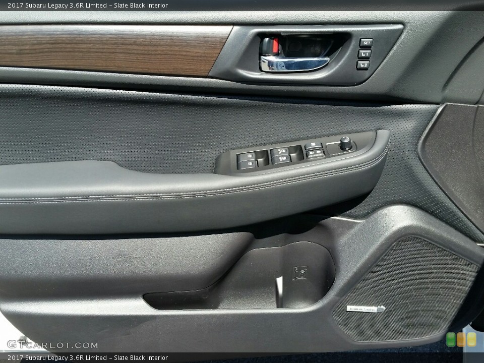 Slate Black Interior Door Panel for the 2017 Subaru Legacy 3.6R Limited #115403526