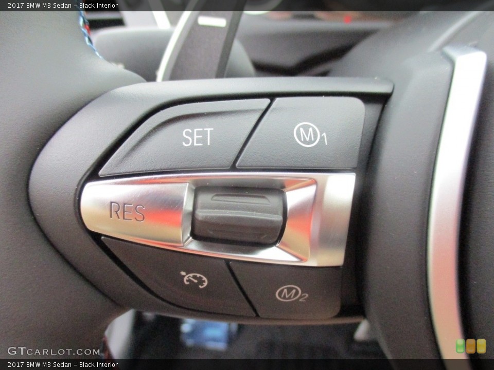 Black Interior Controls for the 2017 BMW M3 Sedan #115404006