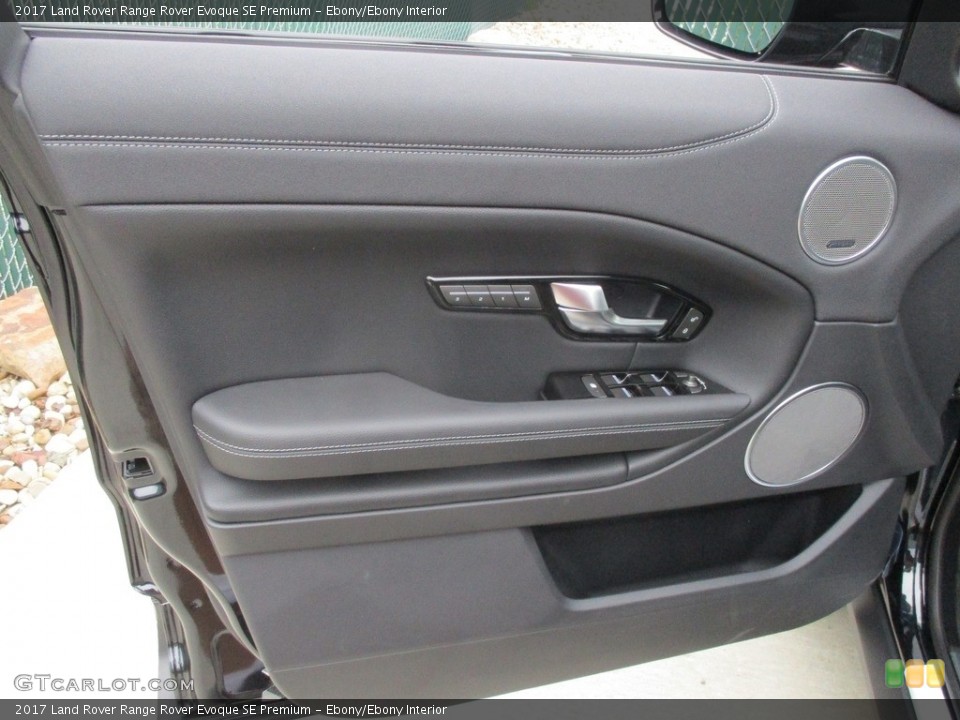 Ebony/Ebony Interior Door Panel for the 2017 Land Rover Range Rover Evoque SE Premium #115404813