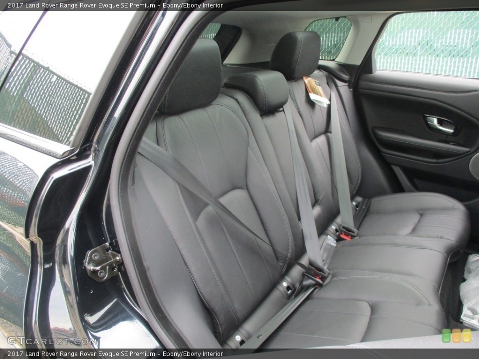 Ebony/Ebony Interior Rear Seat for the 2017 Land Rover Range Rover Evoque SE Premium #115404888
