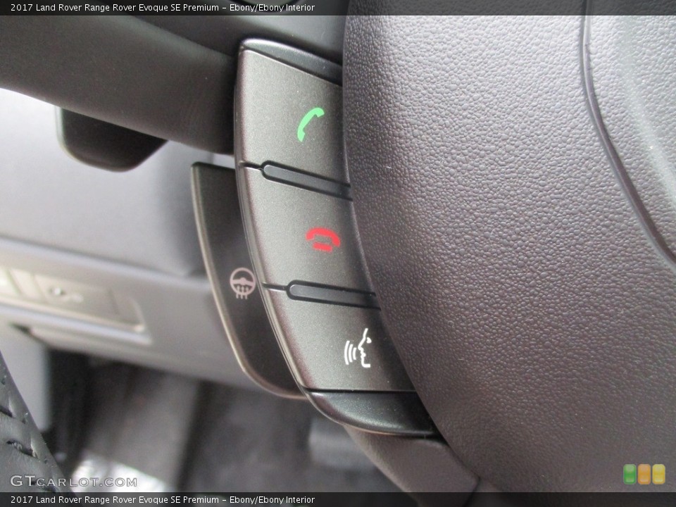 Ebony/Ebony Interior Controls for the 2017 Land Rover Range Rover Evoque SE Premium #115405041