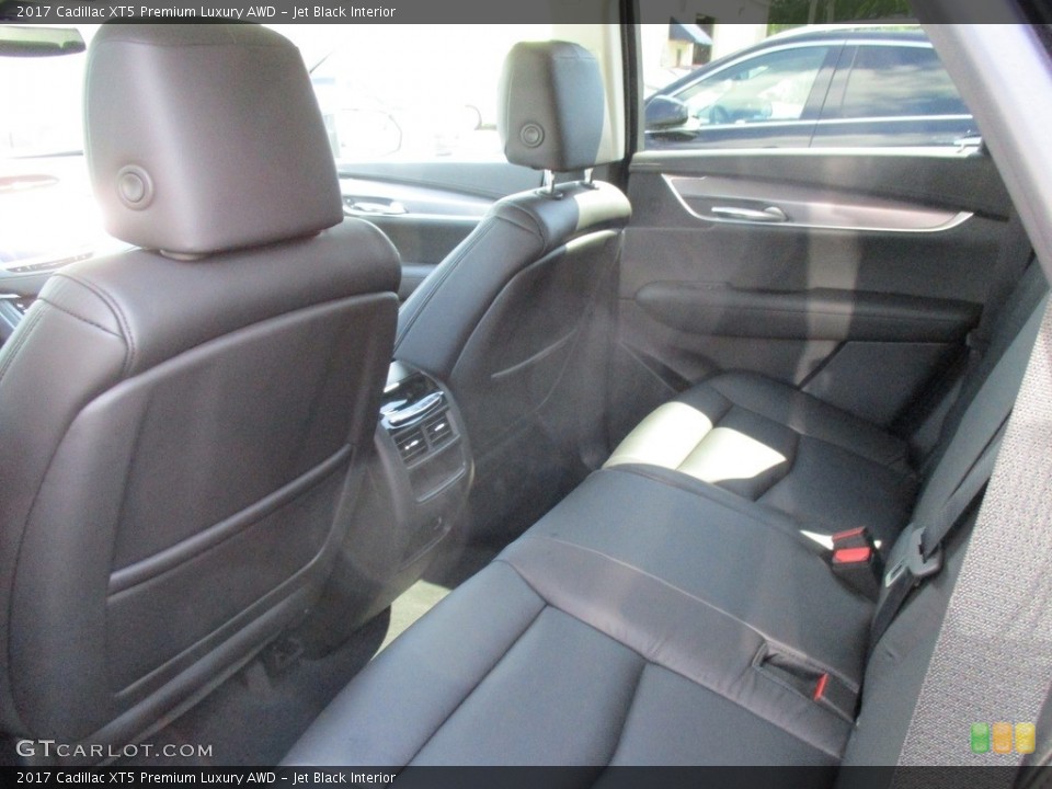 Jet Black Interior Rear Seat for the 2017 Cadillac XT5 Premium Luxury AWD #115405257