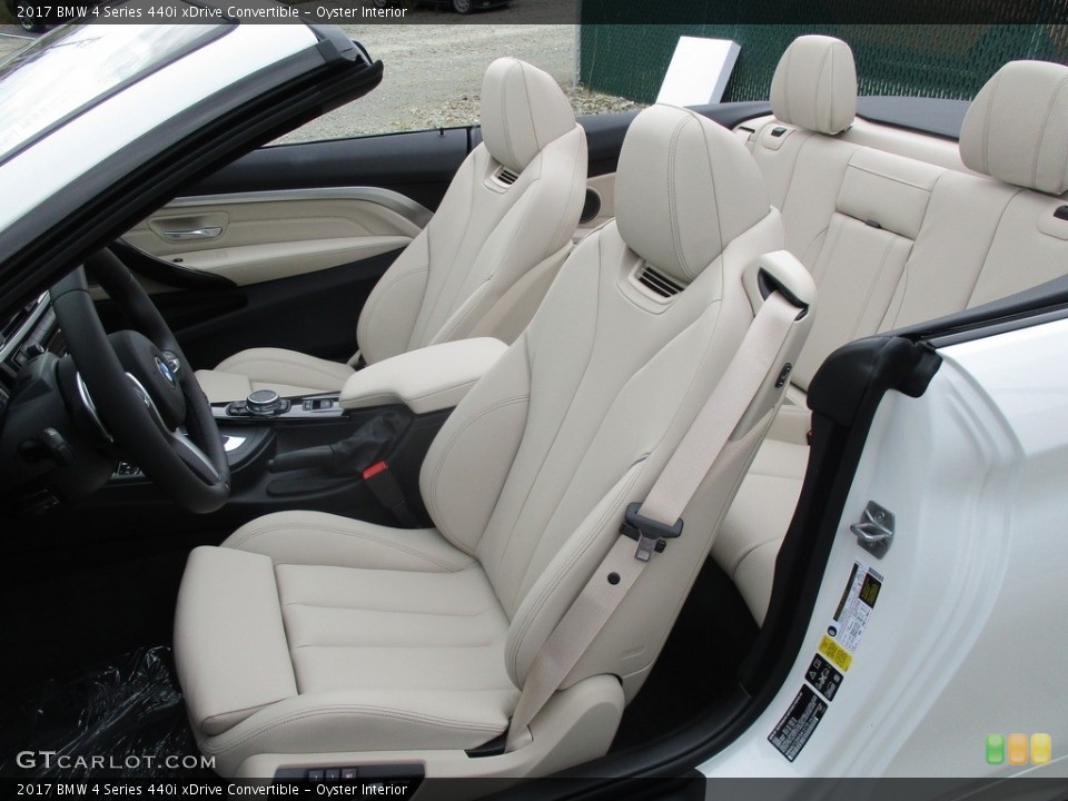 Oyster Interior Photo for the 2017 BMW 4 Series 440i xDrive Convertible #115405998