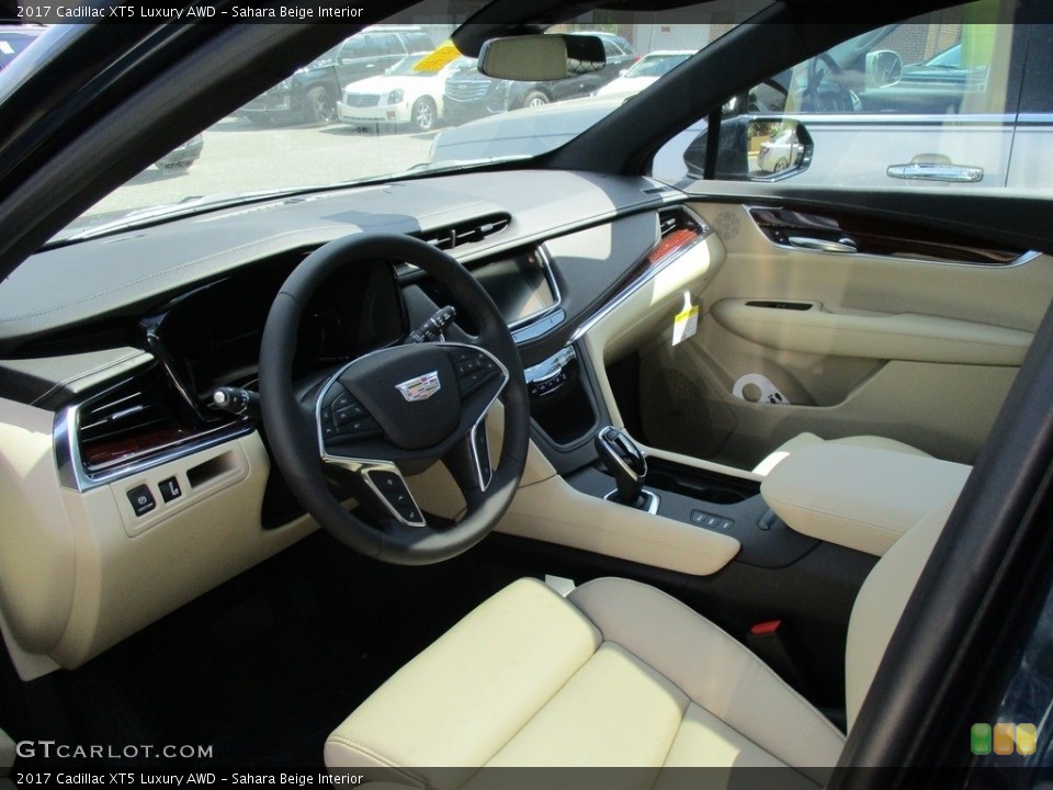 Sahara Beige Interior Prime Interior for the 2017 Cadillac XT5 Luxury AWD #115406355