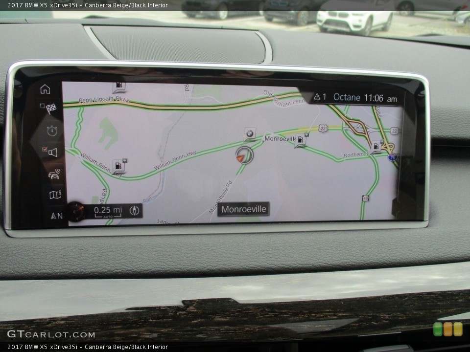 Canberra Beige/Black Interior Navigation for the 2017 BMW X5 xDrive35i #115406565