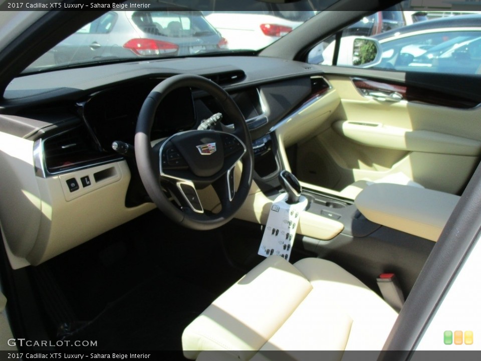 Sahara Beige 2017 Cadillac XT5 Interiors
