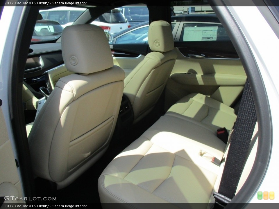 Sahara Beige Interior Rear Seat for the 2017 Cadillac XT5 Luxury #115406760