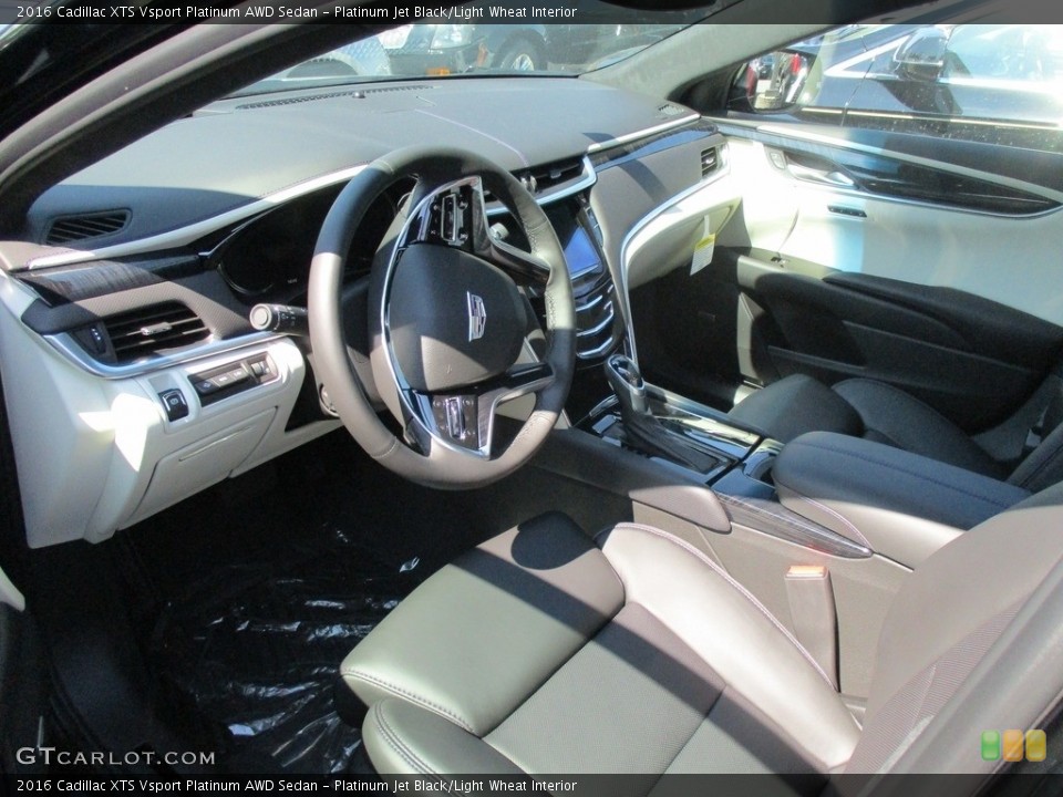 Platinum Jet Black/Light Wheat Interior Prime Interior for the 2016 Cadillac XTS Vsport Platinum AWD Sedan #115407441